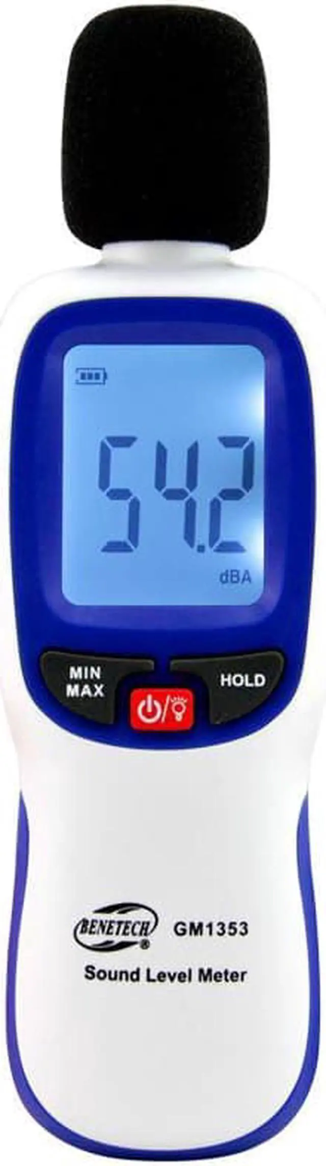 Main image of GM1353 Digital sound level meter noise tester 30-130dB in decibels LCD screen noisemeter