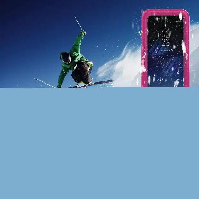 Alt view image 7 of 7 - IP-68 Waterproof Heavy Duty Hybrid Swimming Dive Case Cover For Samsung Galaxy S8 Plus Water/Snow/Shock /Dirt Proof Phone Bag - Black