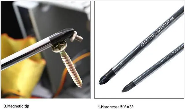 Alt view image 3 of 6 - Pro'sKit SD-5114B 2*200mm Color PVC Multi-function Magnetic Screwdriver Opening Tool Repair Tool For Iphone Laptop Cellphone Electronics