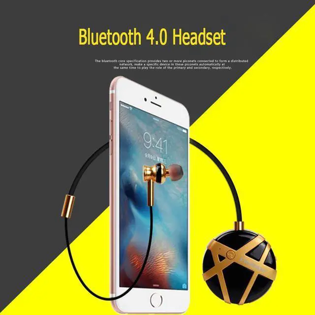 Alt view image 4 of 7 - Fineblue Headset Bluetooth Earphone Portable Fashion Earphones Noise-cancelling C7 - White Red