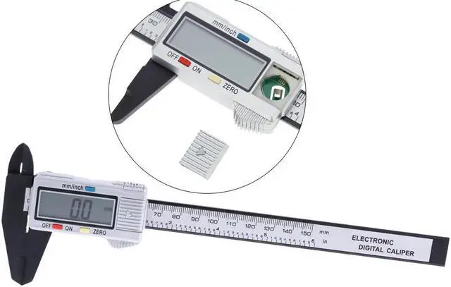Main image of 6" professional Digital Gauge Vernier Caliper Fiberglass Electronic Callipers feeler gauge LCD paquimetro 150mm Measuring Tool