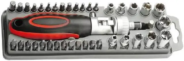 Alt view image 5 of 6 - Pro'skit SD-2309 High Quality 40Pcs Reversible Ratchet Screwdriver W/Bits&Sockets Set Hand Tools Screwdriver Set Torx Hex