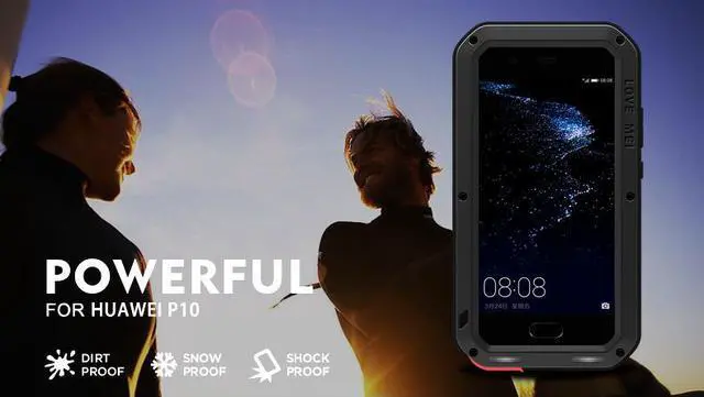 Love Mei Shockproof Waterproof Metal Aluminum Case For Huawei P10