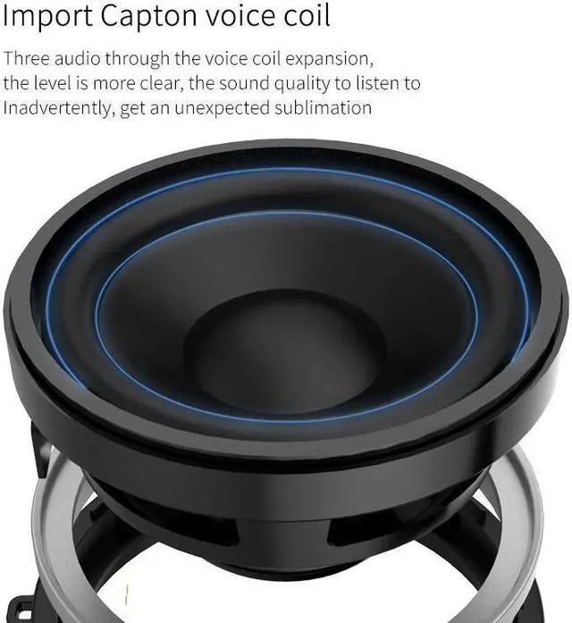 Alt view image 6 of 7 - OVEVO Tango D10 Wireless Bluetooth Portable LED Speaker Amplifier 4D Surround Sound Magnetic Suction Outdoor Speaker