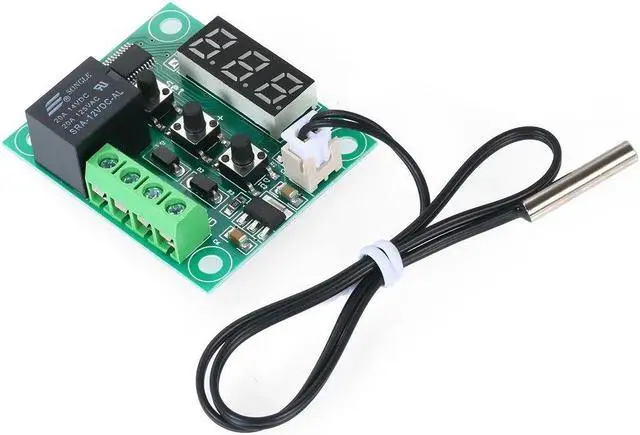 Main image of XH-W1209 Digital Thermostat High Precision Temperature Controller Heating/Cooling Thermostat Temperature Control Switch Module Mini Temperature Control Board with Red LED Display