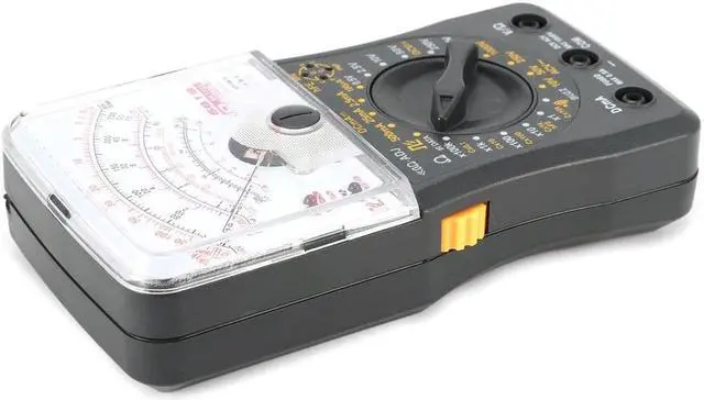 Alt view image 6 of 7 - Mini Handheld Analog Multimeter AC/DC Voltmeter Ammeter Resistance Continuity Capacitance Fuse & Diodes Tester