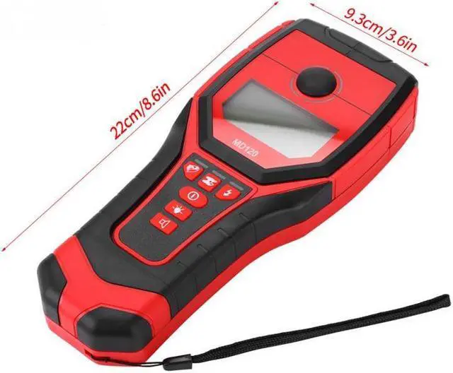 Alt view image 4 of 5 - New IP54 Sensitive Wall Metal Detector AC Live Wire Wood Finder with LCD Display MD120 About 5 hours Operation Time Detector