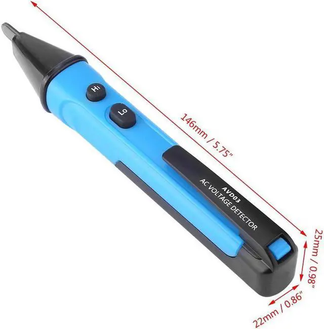 Alt view image 5 of 6 - AC Electric Voltage Power Detector Sensor Tester Non-Contact Pen Stick 12~1000V Pen