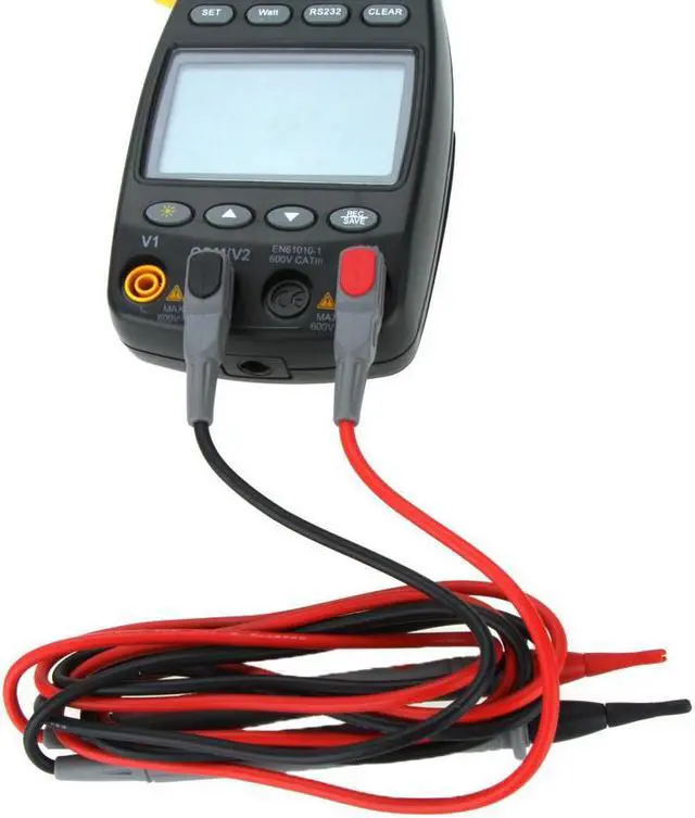 Alt view image 4 of 4 - Mastech MS2205 Three Phase Digital Power Clamp Meter Harmonic tester with 6000 Counts Support RS232 Interface