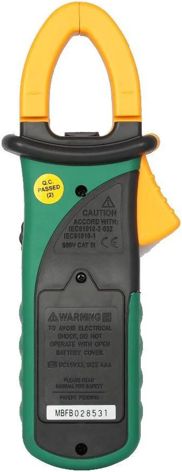 Alt view image 2 of 2 - MATECH MS2208 Harmonic Power Clamp Meter Tester Multimeter Trms Voltage Current Power Phase Angle Test