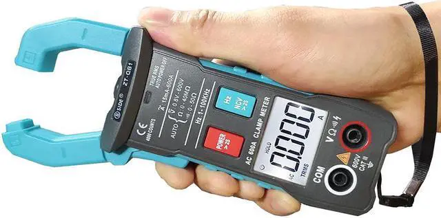 Alt view image 4 of 6 - BSIDE ZT-QB1 Portable Smart AC/DC Clamp Meter Multimeter Current Voltage Resistance Continuity Measurement Tester with NCV