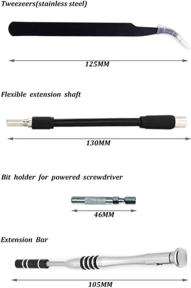 Alt view image 6 of 7 - 110 in 1 Screwdriver Set Mini Electric Precision Screwdriver Multi For Computer PC Mobile Phone Device Repair Hand Home Tools