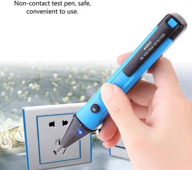 Alt view image 3 of 6 - AC Electric Voltage Power Detector Sensor Tester Non-Contact Pen Stick 12~1000V Pen