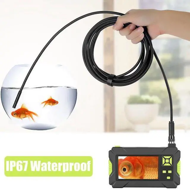 Alt view image 6 of 7 - P30 Green Hand-held Endoscopes Industrial 4.3inch High-definition 1080P Display Screen Borescope - 5M