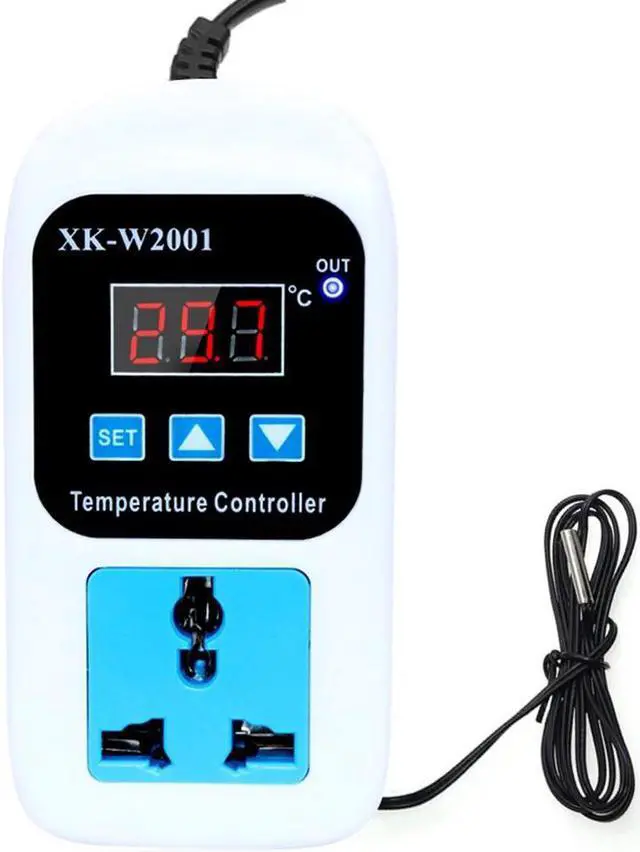Alt view image 6 of 7 - LED Thermometer Temperature Controller Digital Thermostat Switch With Probe for Reptiles Brewing Seedling Aquarium pet breeding Incubation 110-220V 1500W