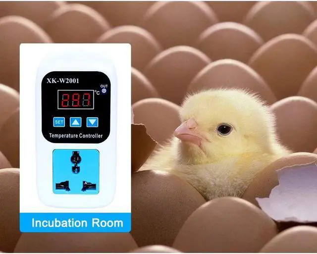 Alt view image 3 of 7 - LED Thermometer Temperature Controller Digital Thermostat Switch With Probe for Reptiles Brewing Seedling Aquarium pet breeding Incubation 110-220V 1500W