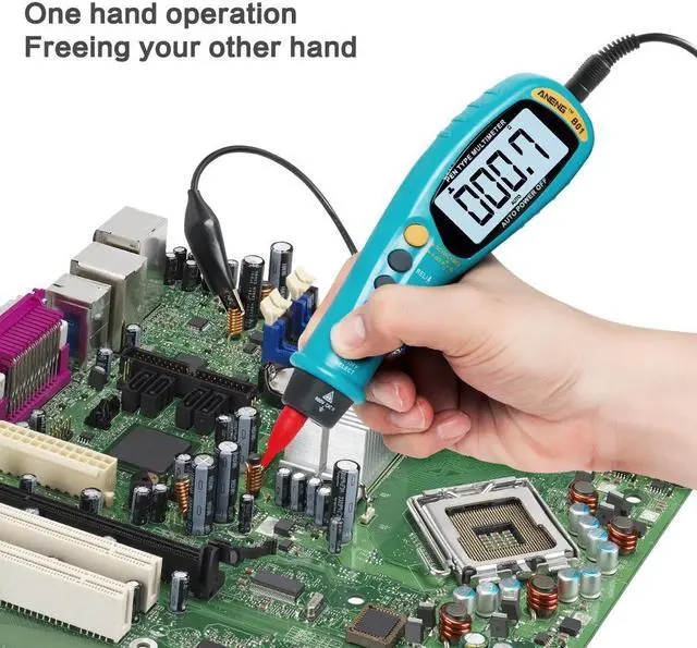 Alt view image 4 of 7 - ANENG B01 Pen Type Tool Digital Multimeter 6000 Counts Capacitor Tester Testers Be True Transistor Tester Smd Digital Meter