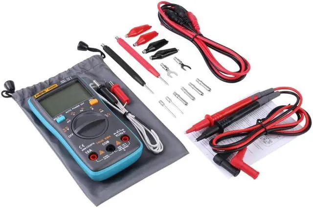 Alt view image 5 of 7 - ANENG AN8002 Digital Multimeter 6000 Counts Multimetro Multitester Digital Profesional Transistor Capacitor Tester Lcr Esr Meter - Blue