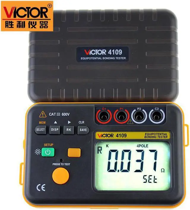 Main image of VICTOR 4109 VC4109 equal potential bonding resistance tester