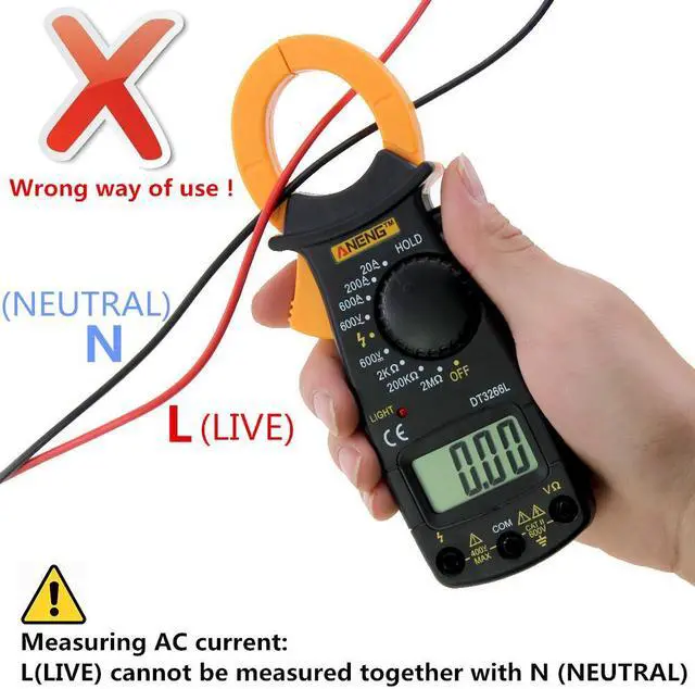 Alt view image 4 of 7 - ANENG DT3266L Digital Multimeter Capacitor Tester Testers Be True Transistor Tester 2 Digit Lcd Display Smt Tools Rms Meter Dmm