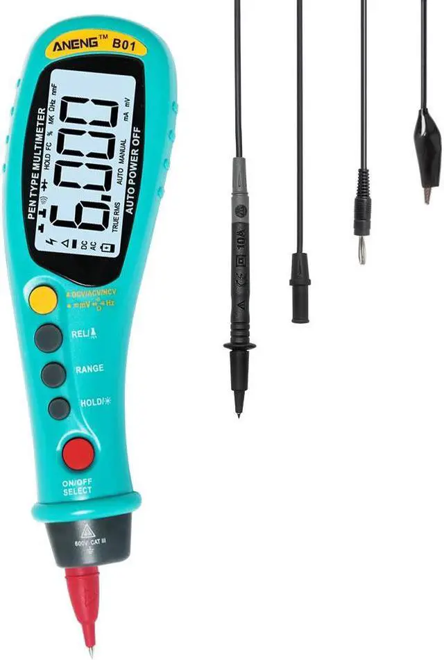 Alt view image 5 of 7 - ANENG B01 Pen Type Tool Digital Multimeter 6000 Counts Capacitor Tester Testers Be True Transistor Tester Smd Digital Meter