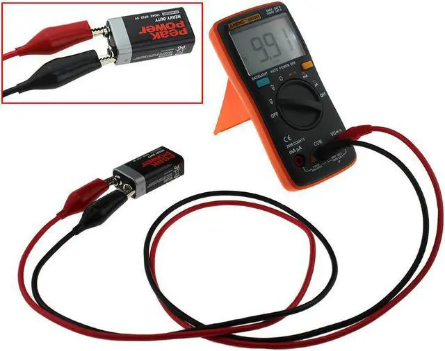 Alt view image 3 of 6 - ANENG AN8004 Multimetro Digital Multimeter Profesional Transistor Capacitor Tester Esr lcr Multimeter Analog Multimeter True Rm - Orange