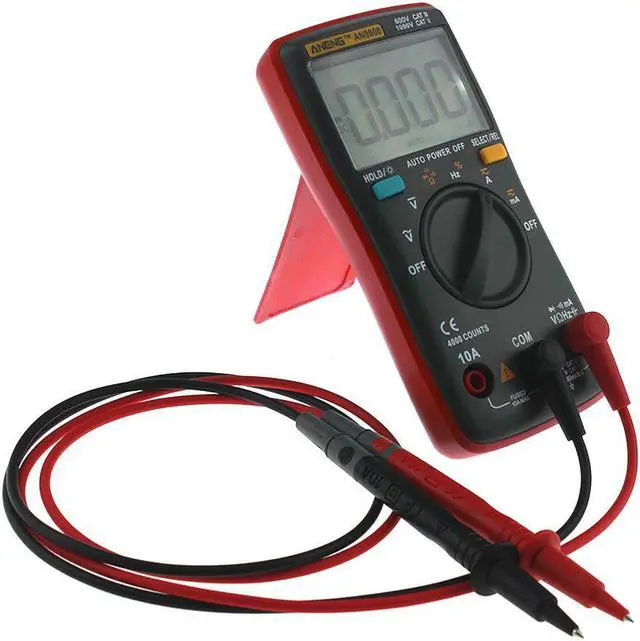 Alt view image 4 of 7 - ANENG AN8000 Digital Multimeter 4000 Counts Profesional Capacitor Tester Esr Meter Richmeters Inductance Meter Tester - Red