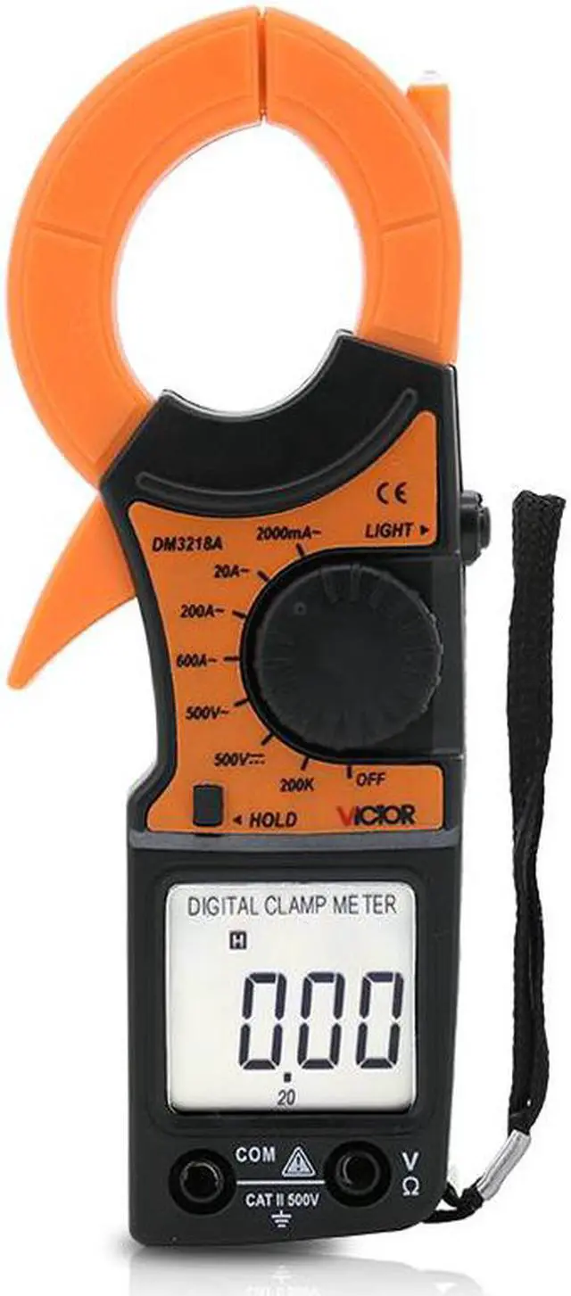 Main image of Authentic VICTOR DM3218A AC/DC Digital Clamp Meter, with LED light