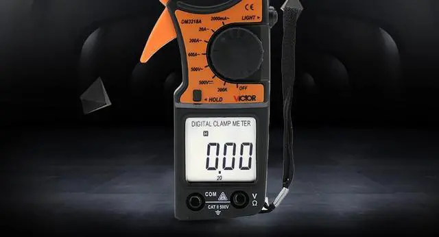 Alt view image 2 of 4 - Authentic VICTOR DM3218A AC/DC Digital Clamp Meter, with LED light