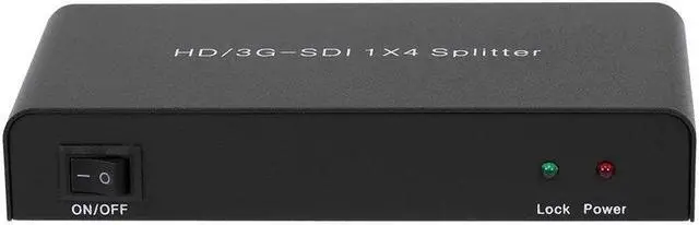 Alt view image 5 of 7 - SDI 1X4 Splitter Video Converter 3G/HD/SDI Repeater Distribution Extender Wide Volatge Input Lossless Transmission for Projector Monitor Camera