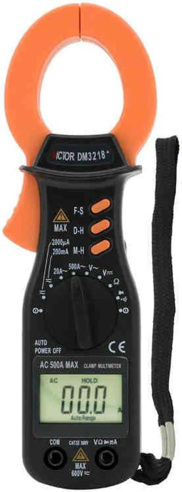 Main image of VICTOR DM3218+ Professional Digital Clamp Multimeter Resistance Meter
