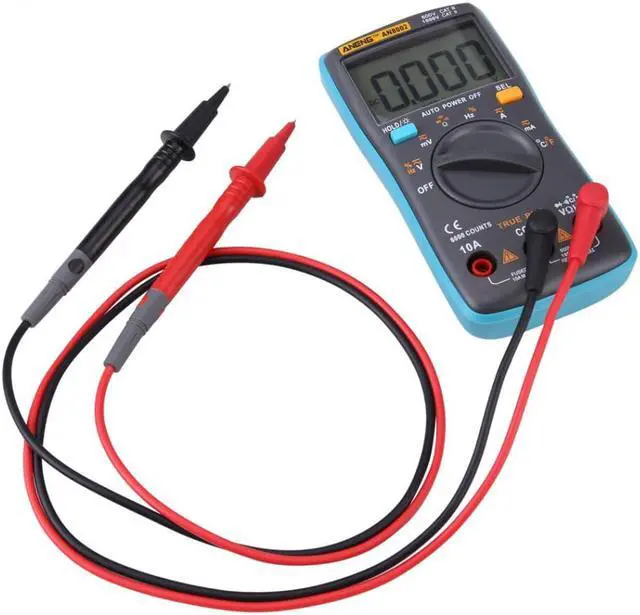 Alt view image 7 of 7 - ANENG AN8002 Digital Multimeter 6000 Counts Multimetro Multitester Digital Profesional Transistor Capacitor Tester Lcr Esr Meter - Blue
