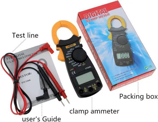 Alt view image 3 of 7 - ANENG DT3266L Digital Multimeter Capacitor Tester Testers Be True Transistor Tester 2 Digit Lcd Display Smt Tools Rms Meter Dmm