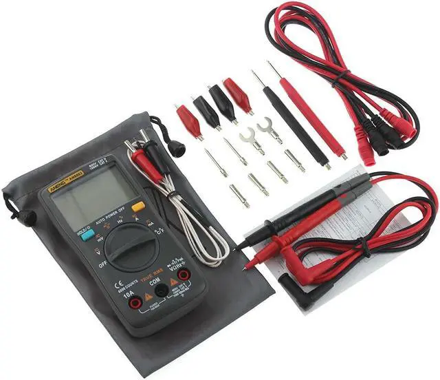 Alt view image 3 of 7 - ANENG AN8002 Digital Multimeter 6000 Counts Multimetro Multitester Digital Profesional Transistor Capacitor Tester Lcr Esr Meter - Black