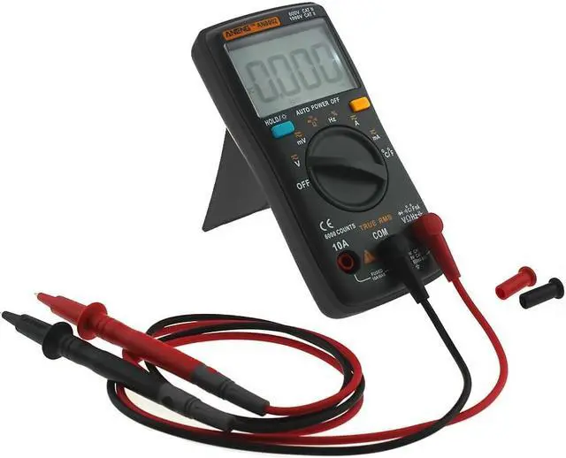 Alt view image 5 of 7 - ANENG AN8002 Digital Multimeter 6000 Counts Multimetro Multitester Digital Profesional Transistor Capacitor Tester Lcr Esr Meter - Black