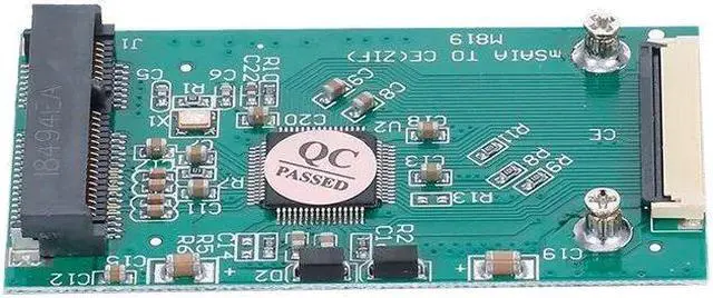 Alt view image 5 of 6 - MSATA to CE/ZIF Adapter Converter Card Adapter Plate