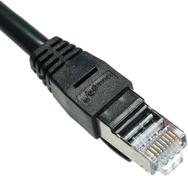 Alt view image 4 of 6 - RJ45 Network Splitter Adapter Cable Male to 2 Female header Separators Socket Port LAN for Super Category 5 Ethernet Category 6 Ethernet