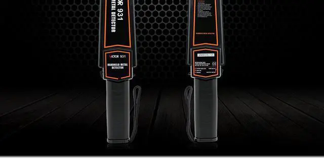 Alt view image 5 of 5 - VICTOR VC931 Handheld Metal Detector Examination Room Station Security Detector