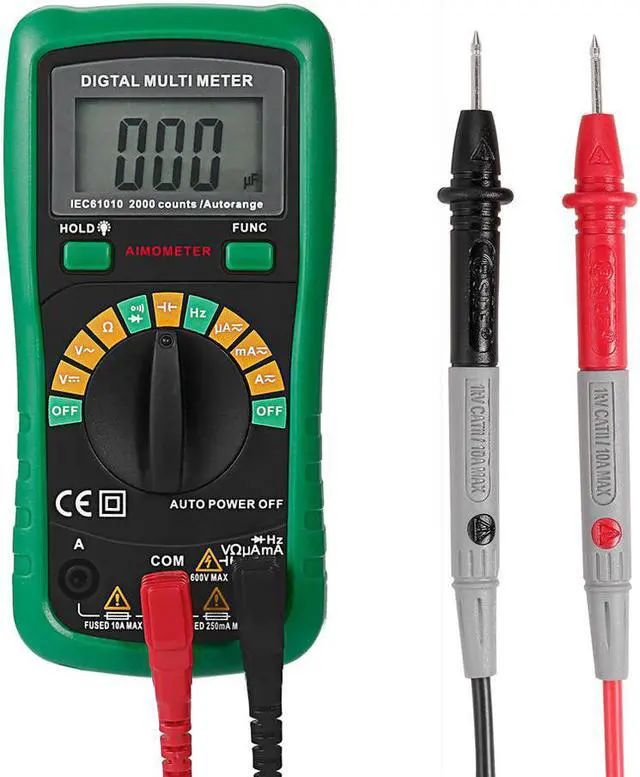Main image of 3.5 inch LCD Display Digital Multimeter Temperature Capacitance Frequency Test Auto Power Off Low Voltage Indication Backlight