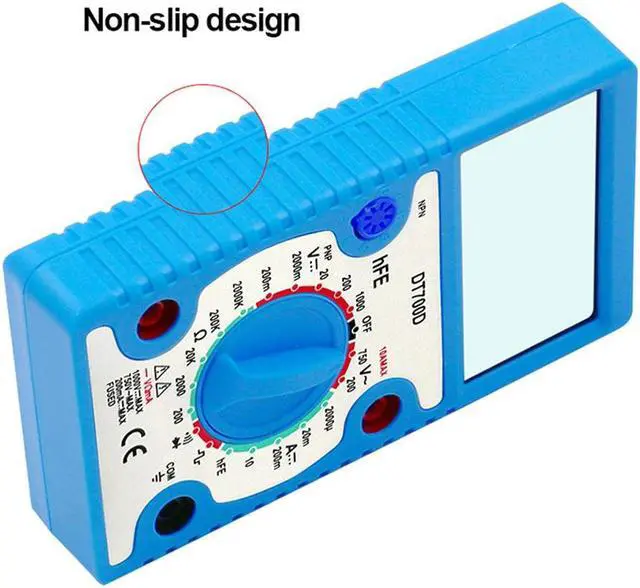 Alt view image 4 of 6 - Large Screen Digital Multimeter Buzzer Overload Protection Mini Wave Output Voltmeter Tester for DC Voltage AC Voltage Measuring