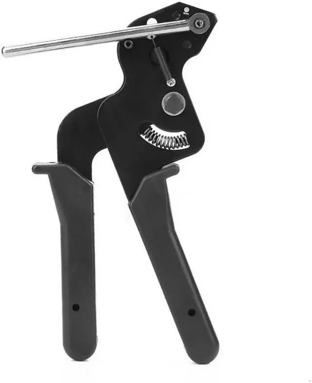 Alt view image 5 of 6 - High Quality 50# Steel Cable Tie Gun for 2.4-9mm Stainless Steel Cable Tie LS-600R Hand Cable Tie Fastening Tool Cable Tie Black
