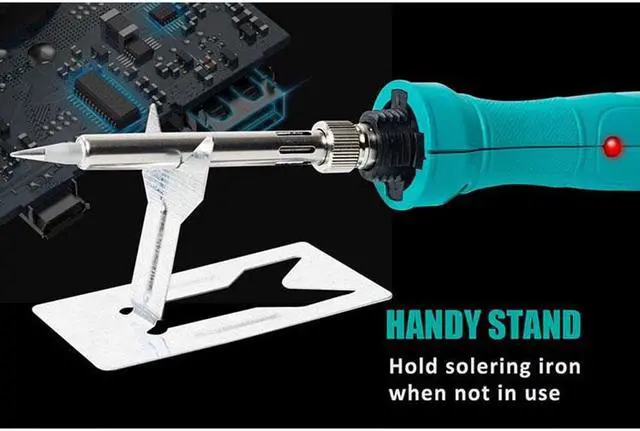 Alt view image 5 of 7 - New Pro'skit SI-139H 220V Adjustable Double Power Electricity Soldering Iron 15W/30W Welding Solder Rework Station Heat Pencil Repair Tools