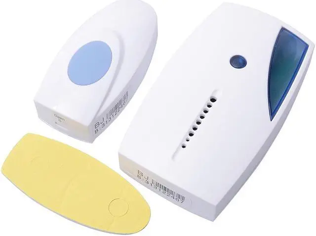 Alt view image 3 of 6 - Waterproof Smart LED Indication Wireless Chime Music Door Bell Transmitter & Receiver Range Remote Control Wireless Doorbell