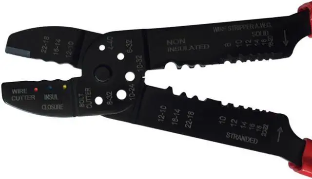 Alt view image 2 of 7 - HS-313 5 In 1 Multi-function Pliers For Crimping Terminals Crimping Tool Multifunctional Tools Hand Pliers