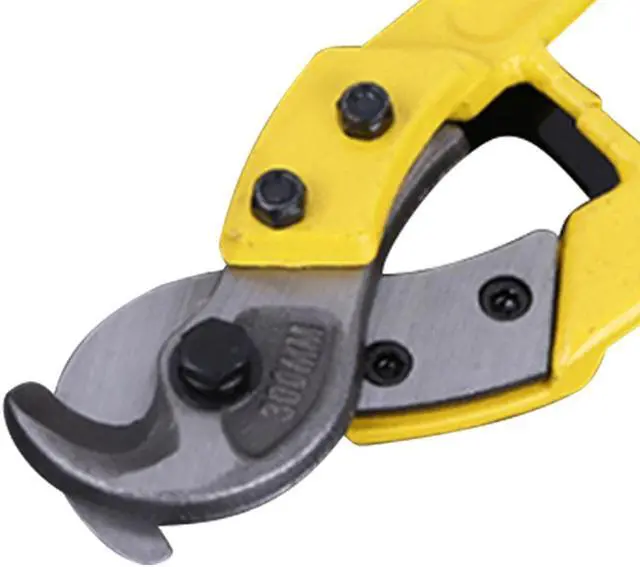 Alt view image 3 of 5 - 12 Inch Multifunctional Bolt Cutter Wire Clipper Cable Cutter Non-Slip Handle Labor-saving Manual Cable Scissors