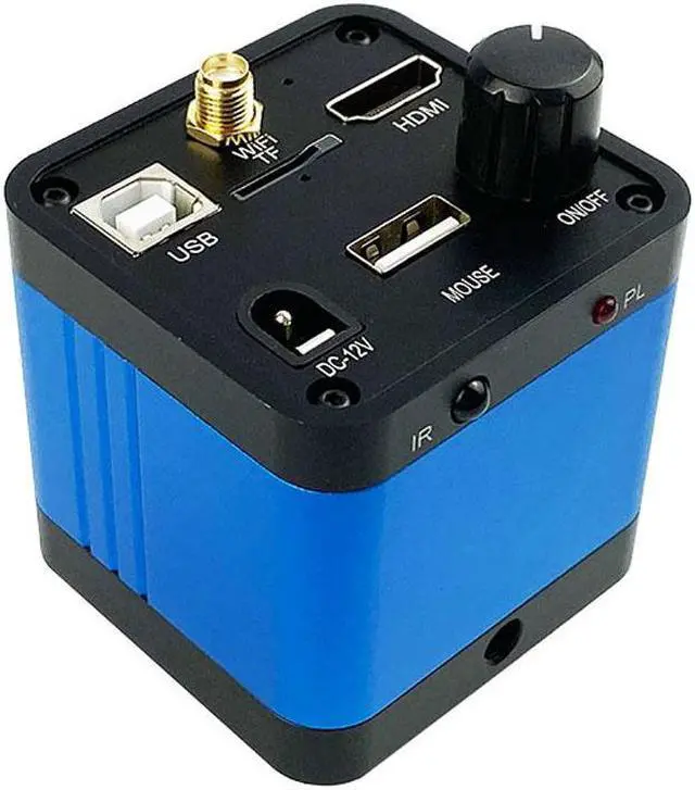 Alt view image 4 of 7 - 1080P 36MP HDMI USB WIFI Industrial Video Microscope Camera C-Mount TF Video Recorder IR Remote Controller For PCB Soldering