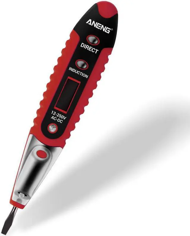Main image of ANENG VD700 Quality Digital Display Test Pen 143mm X 26mm X 18.7mm Voltage Meters Electrical Instruments - Red