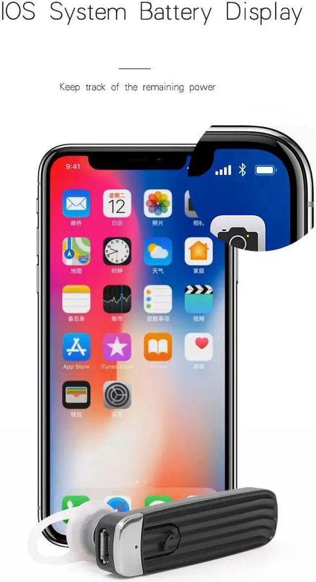 Alt view image 6 of 7 - Fineblue F516 Mini wireless headphones bluetooth business earphone hands free with mic Portable type sport stereo earbuds (Black)