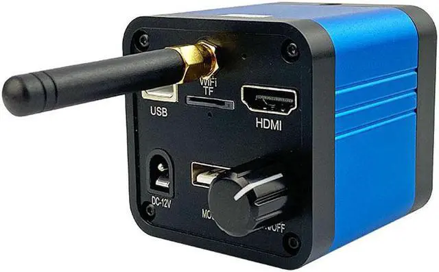 Alt view image 5 of 7 - 1080P 36MP HDMI USB WIFI Industrial Video Microscope Camera C-Mount TF Video Recorder IR Remote Controller For PCB Soldering