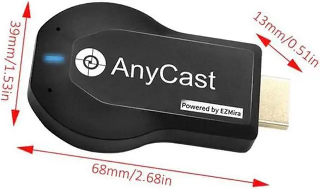 Alt view image 2 of 7 - Wireless WiFi Display TV Dongle Receiver for AnyCast M2 Plus for Airplay 1080P HDMI TV Stick for DLNA Miracast